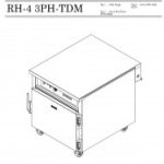 Exploded Parts View PDF for Model Number: RH-4 3PH-TDM